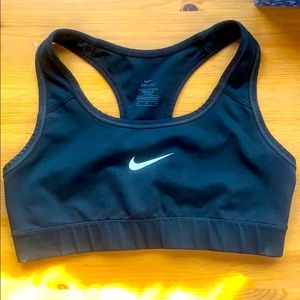 Nike Dri-Fit Black Sports Bra Size S
